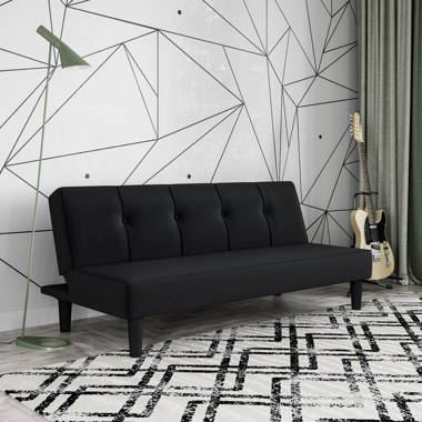 Black and white deals futon